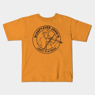 Sleepy-Eyed John's Logo Kids T-Shirt